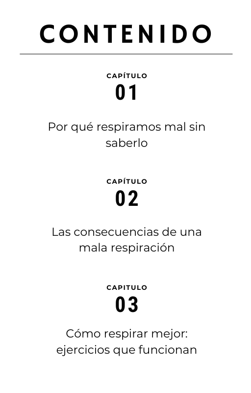 Ebook - Parte 1: La Base de una Buena Respiración